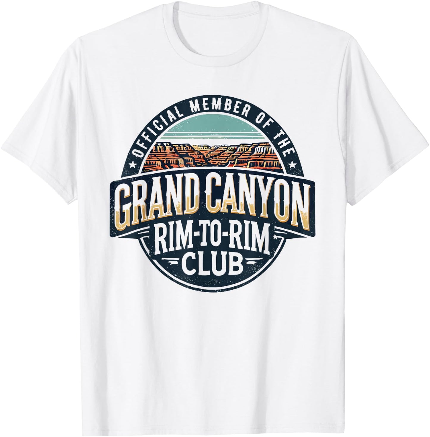 Official Member of the Grand Canyon Rim-to-Rim Club T-Shirt - T-Shirt | White