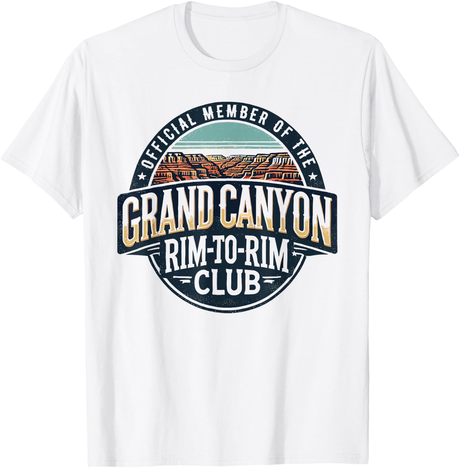 Official Member of the Grand Canyon Rim-to-Rim Club T-Shirt - T-Shirt | White