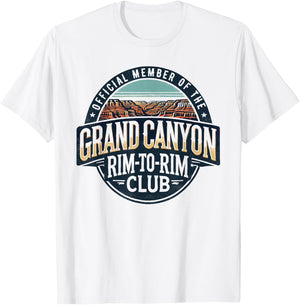 Official Member of the Grand Canyon Rim-to-Rim Club T-Shirt - T-Shirt | White
