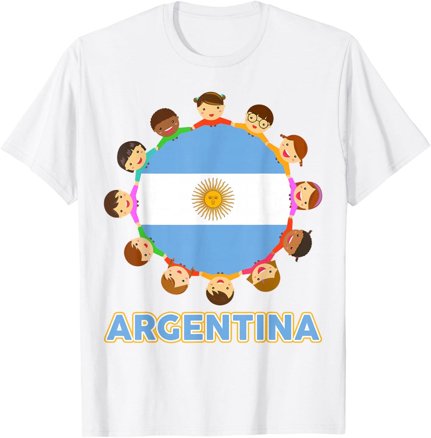 Kids Argentina-Shirt Flag Argentinian Toddler Boys Men Women T-Shirt - T-Shirt | White