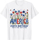 250th Birthday 250 Anniversary 250 Years USA 4th July T-Shirt - T-Shirt | White