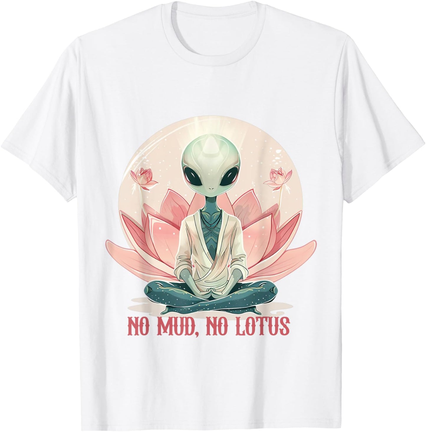 Awesome Alien Yoga – The Gift Yoga Lovers T-Shirt - T-Shirt | White
