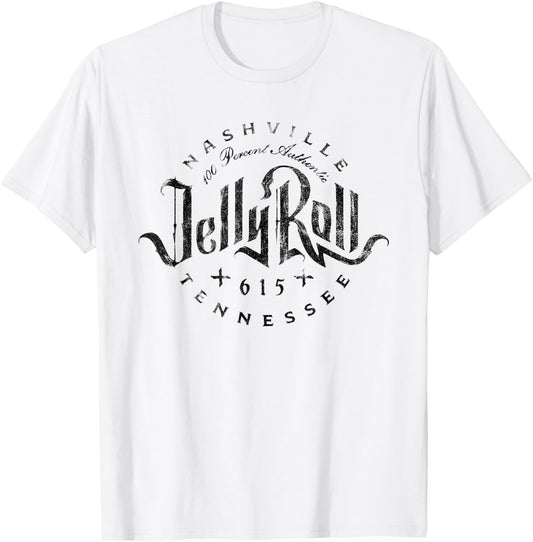 Jelly Roll - Nashville T-Shirt - T-Shirt | White