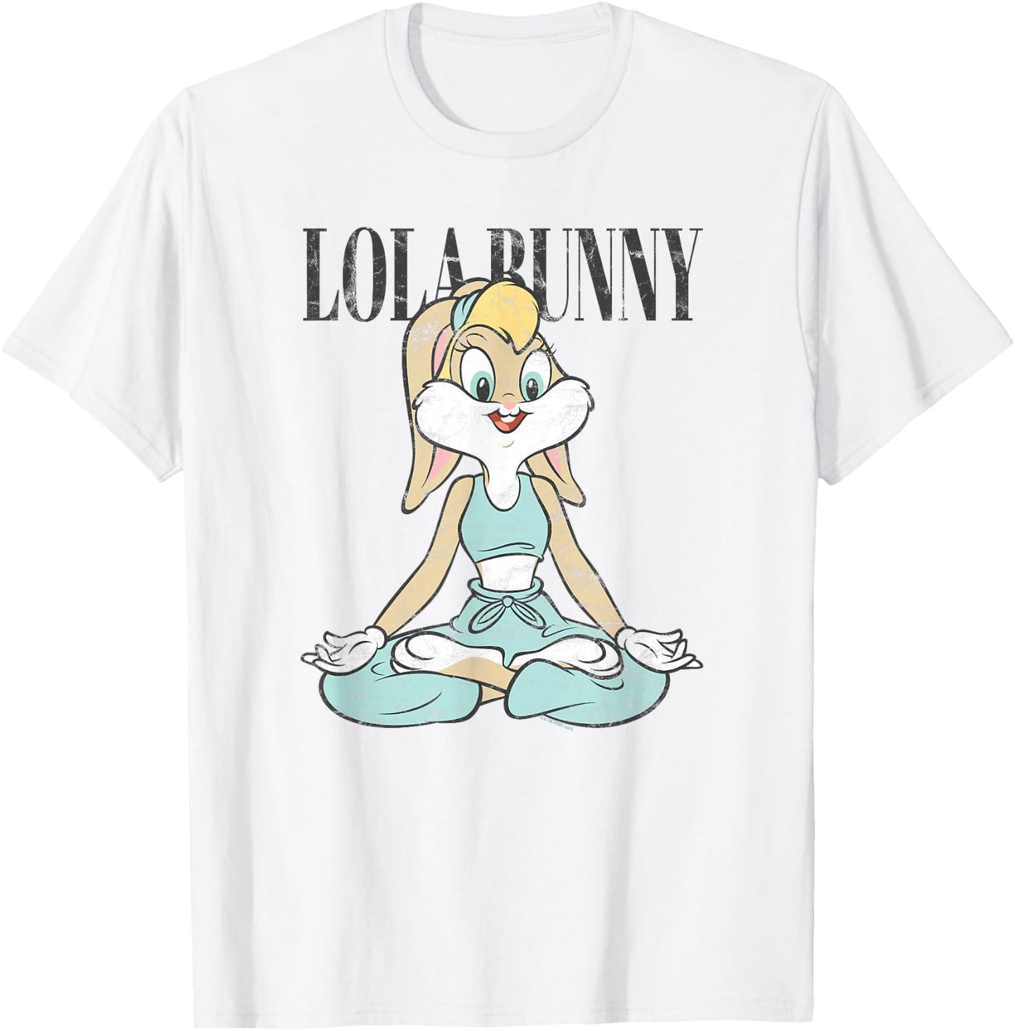 Looney Tunes Lola Bunny Yoga Pose T-Shirt - T-Shirt | White