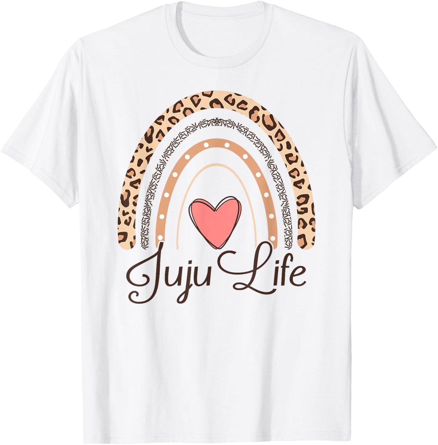 Juju Life Boho Rainbow Funny Grandma Juju T-Shirt - T-Shirt | White