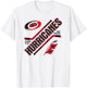 Carolina Hurricanes Force Heather Gray Officially Licensed T-Shirt - T-Shirt | White