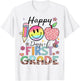 Happy 100 Days 1st Grade Kids Boys Girls 100 Days Smarter T-Shirt - T-Shirt | White