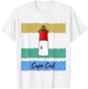 Cape Cod Lighthouse Nauset T-Shirt - T-Shirt | White