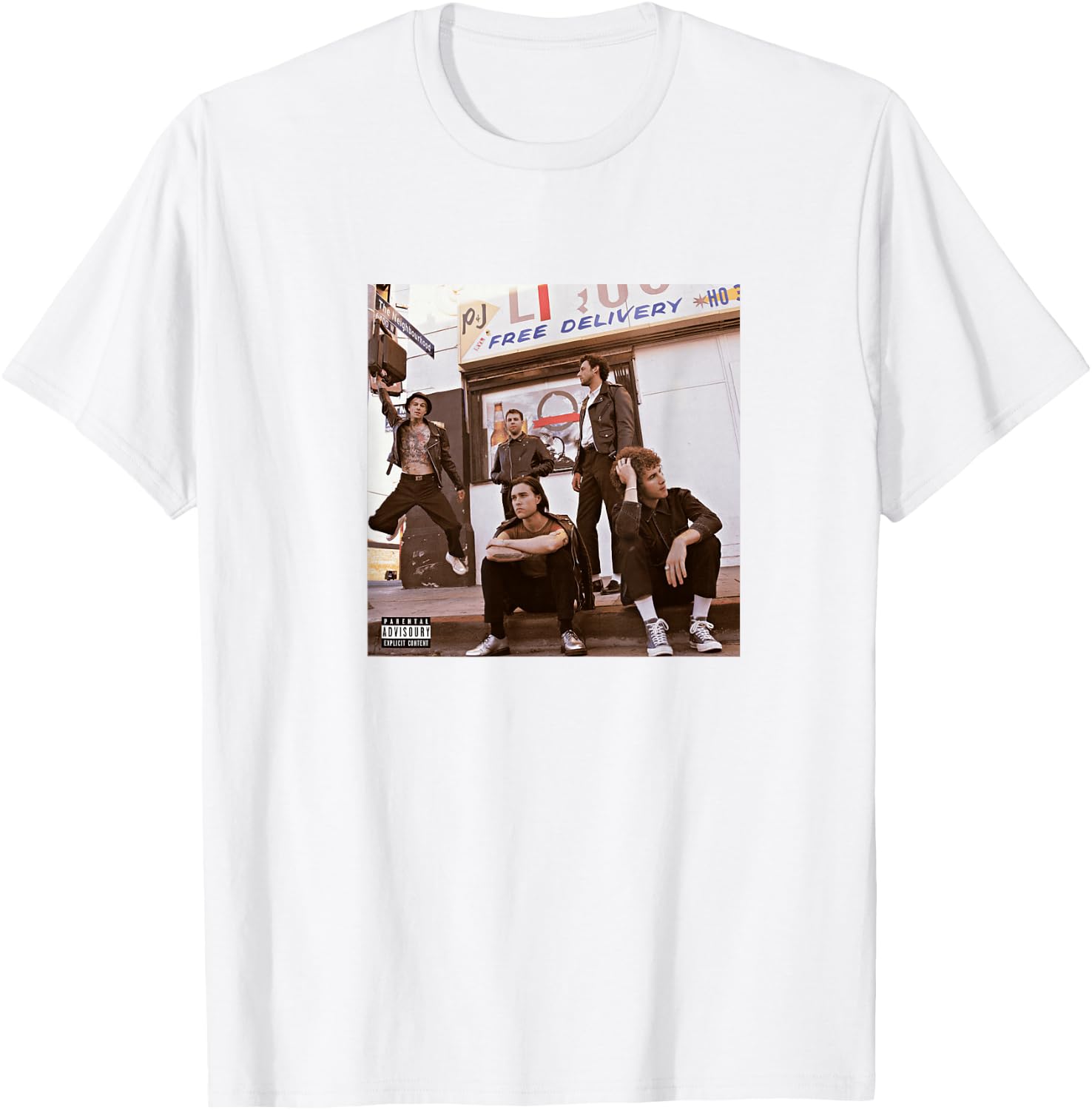 The Neighbourhood Hard to Imagine Album Cover T-Shirt - T-Shirt | White