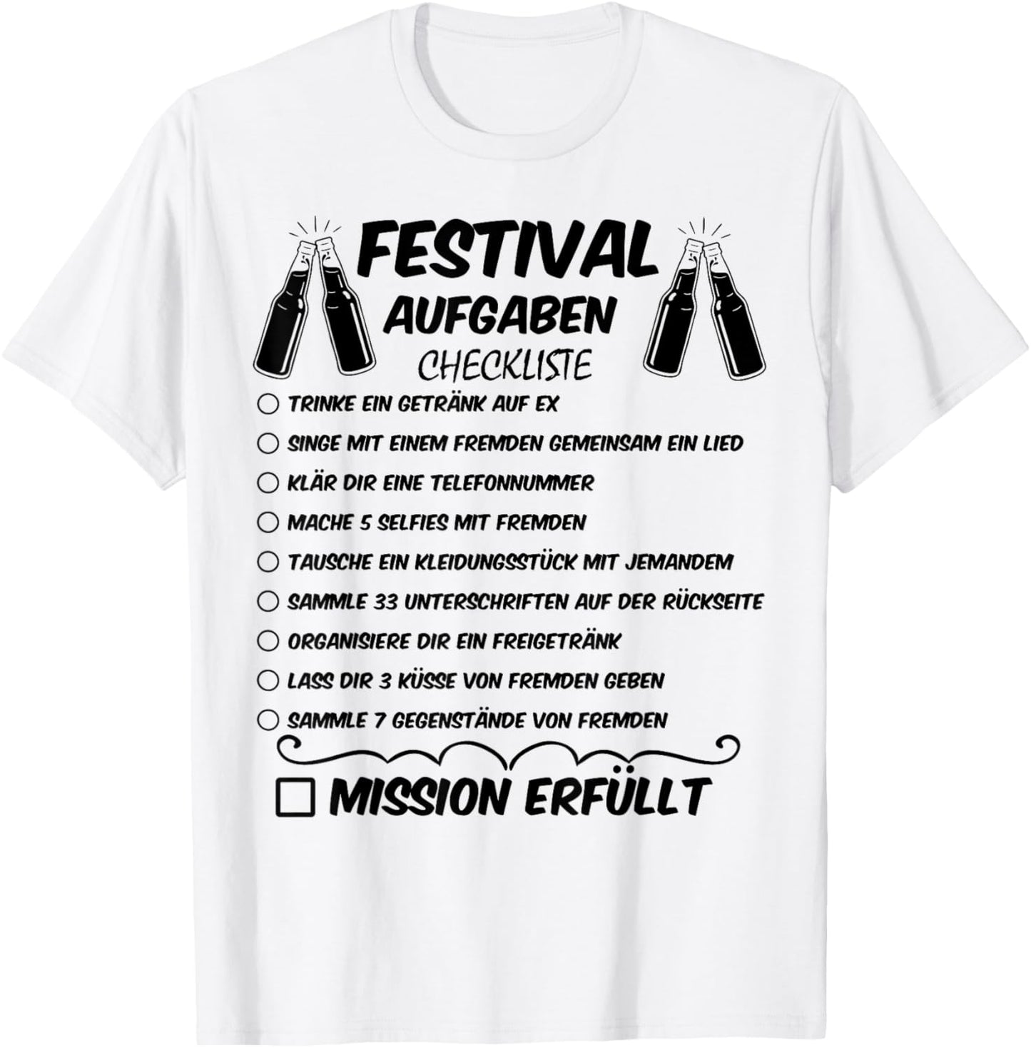 Festival Group Tasks Festival T-Shirt - T-Shirt | White