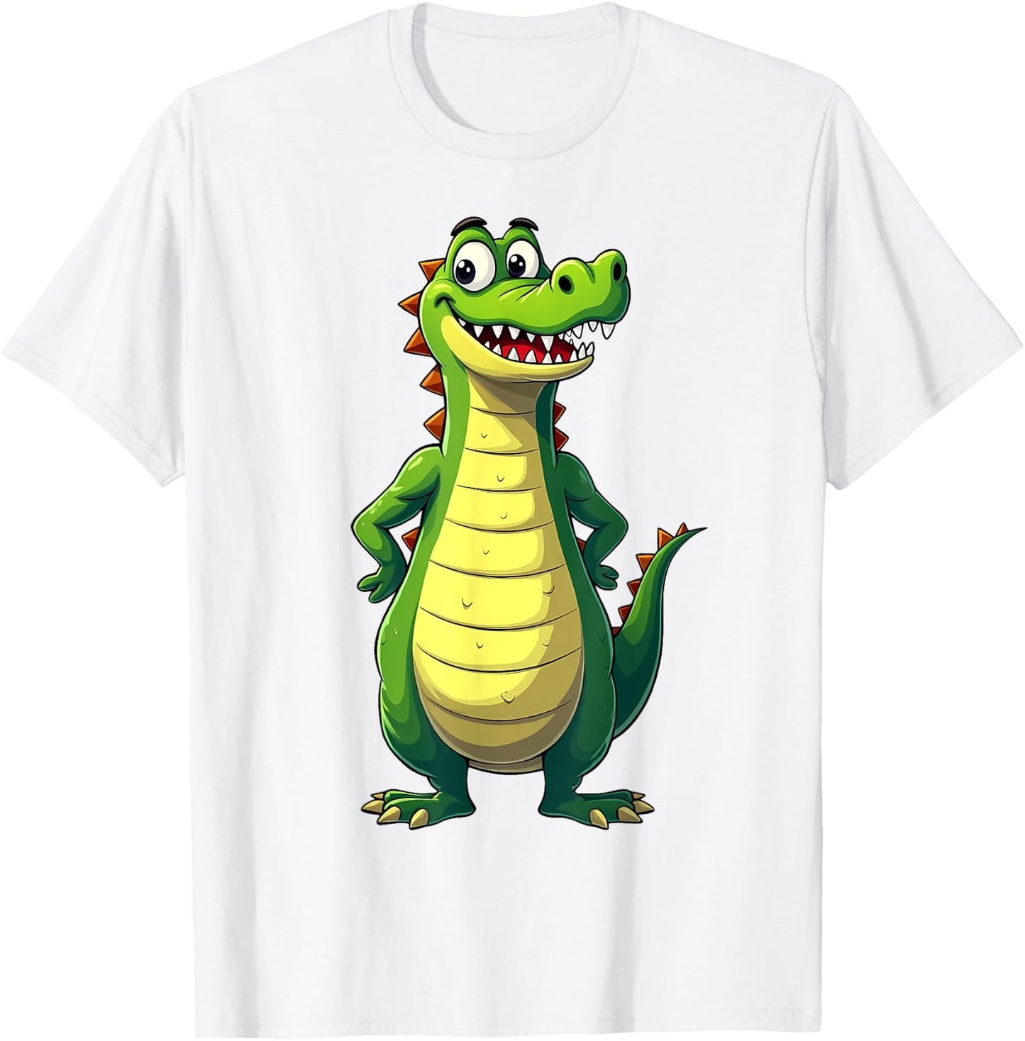 Crocodile costume, alligator, carnival, animal T-Shirt - T-Shirt | White