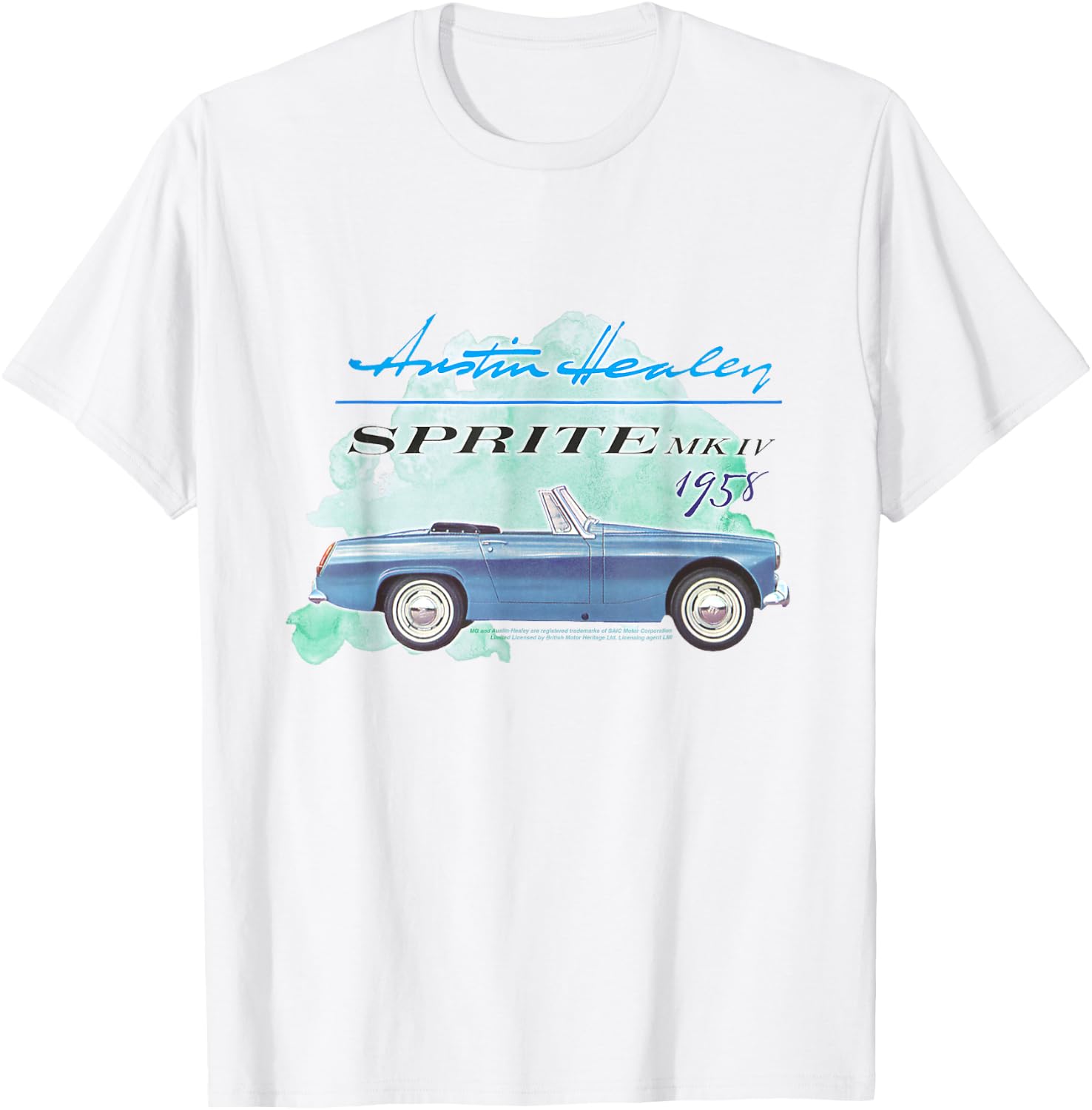 BMH Austin-Healey Sprite MKIV Retro Sports Car T-Shirt - T-Shirt | White