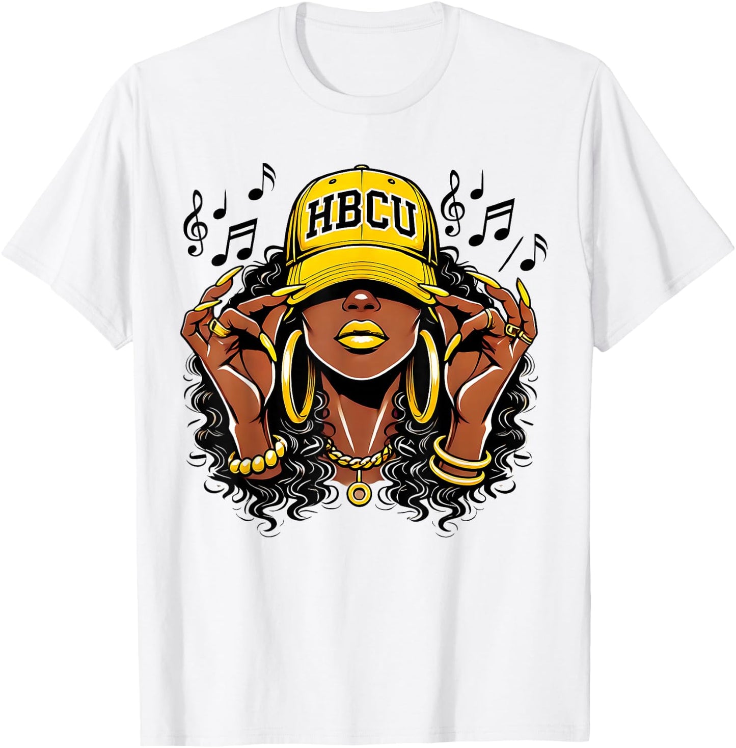 hbcu black and educated Black History Month HBCU T-Shirt - T-Shirt | White