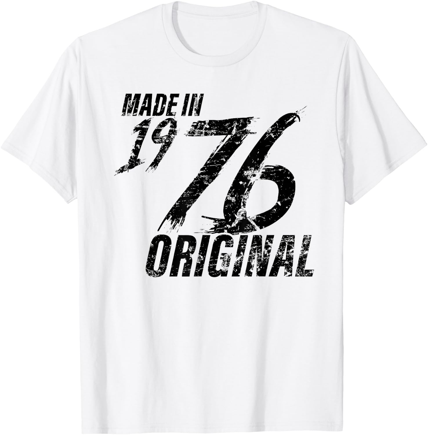 Made In 1976 Geburtsjahr 1976 Geburtstag Damen Herren T-Shirt - T-Shirt | White