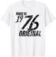 Made In 1976 Geburtsjahr 1976 Geburtstag Damen Herren T-Shirt - T-Shirt | White