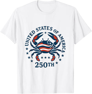 God Bless America/July 4th/ USA Designs/Red White and Blue T-Shirt - T-Shirt | White