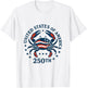 God Bless America/July 4th/ USA Designs/Red White and Blue T-Shirt - T-Shirt | White