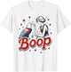 Vintage Cute 4th of July Funny Boop Eagle Patriotic Merica T-Shirt - T-Shirt | White