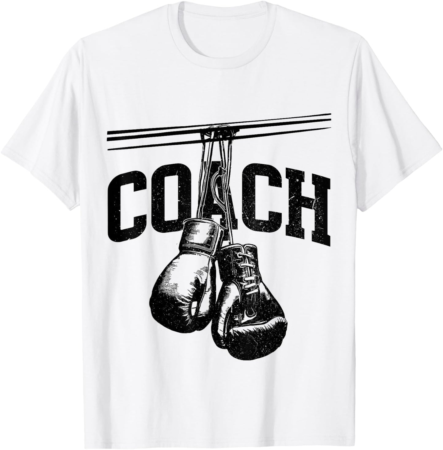 Boxing Coach, Kickboxing Muay Thai and Training MMA Gym , white, S T-Shirt - T-Shirt | White
