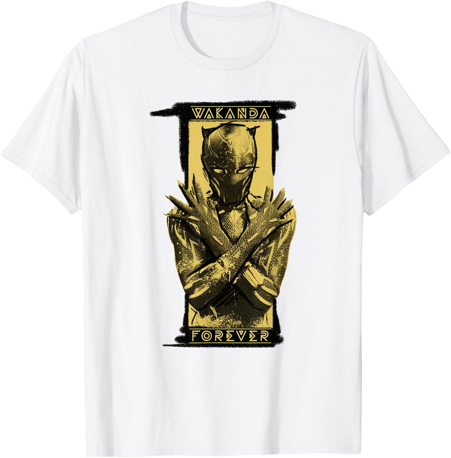 Marvel Black Panther: Wakanda Forever Shuri Salute Badge T-Shirt - T-Shirt | White
