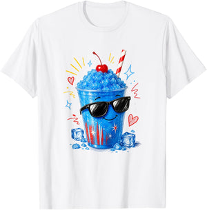 Slushies Cool Fun Summer Slushy Drink Slushie Lover T-Shirt - T-Shirt | White