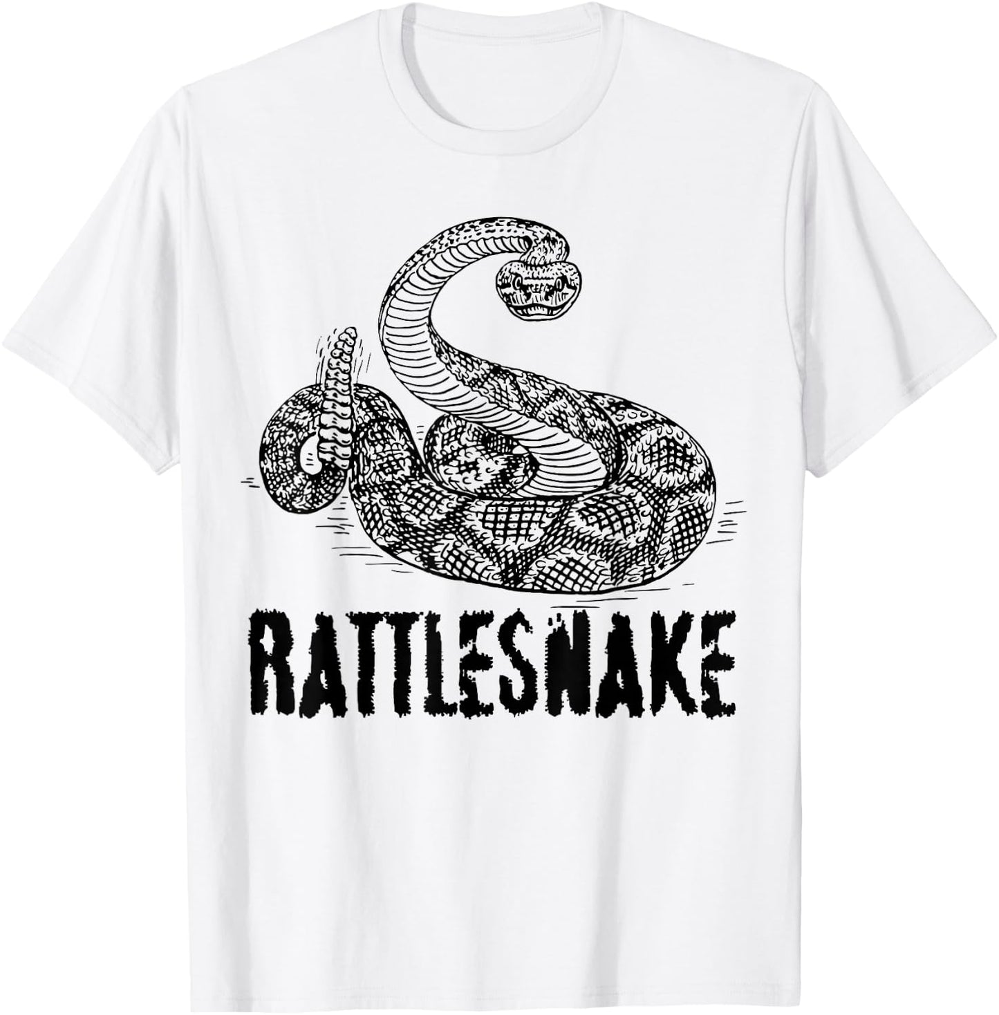 Cool Rattlesnake Art Snake for Children Boys Girls Child T-Shirt - T-Shirt | White