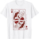 Queen of Hearts Lesbisches Pride Design | LGBTQ Gothic Roman T-Shirt - T-Shirt | White