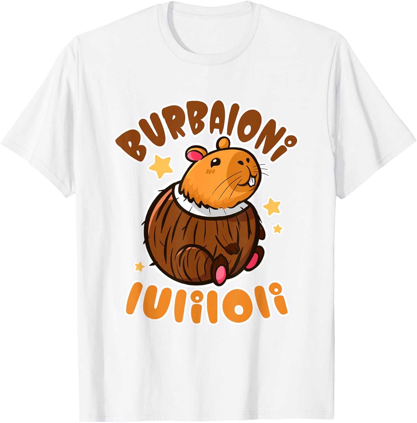 Italian Brainrot Burbaloni Luliloli Lustige Jungs T-Shirt - T-Shirt | White