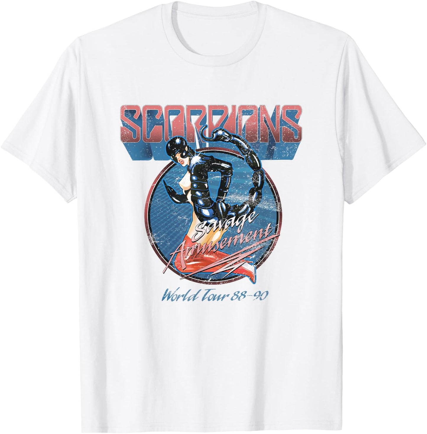 Savage Amusement World Tour - Official Merch T-Shirt - T-Shirt | White