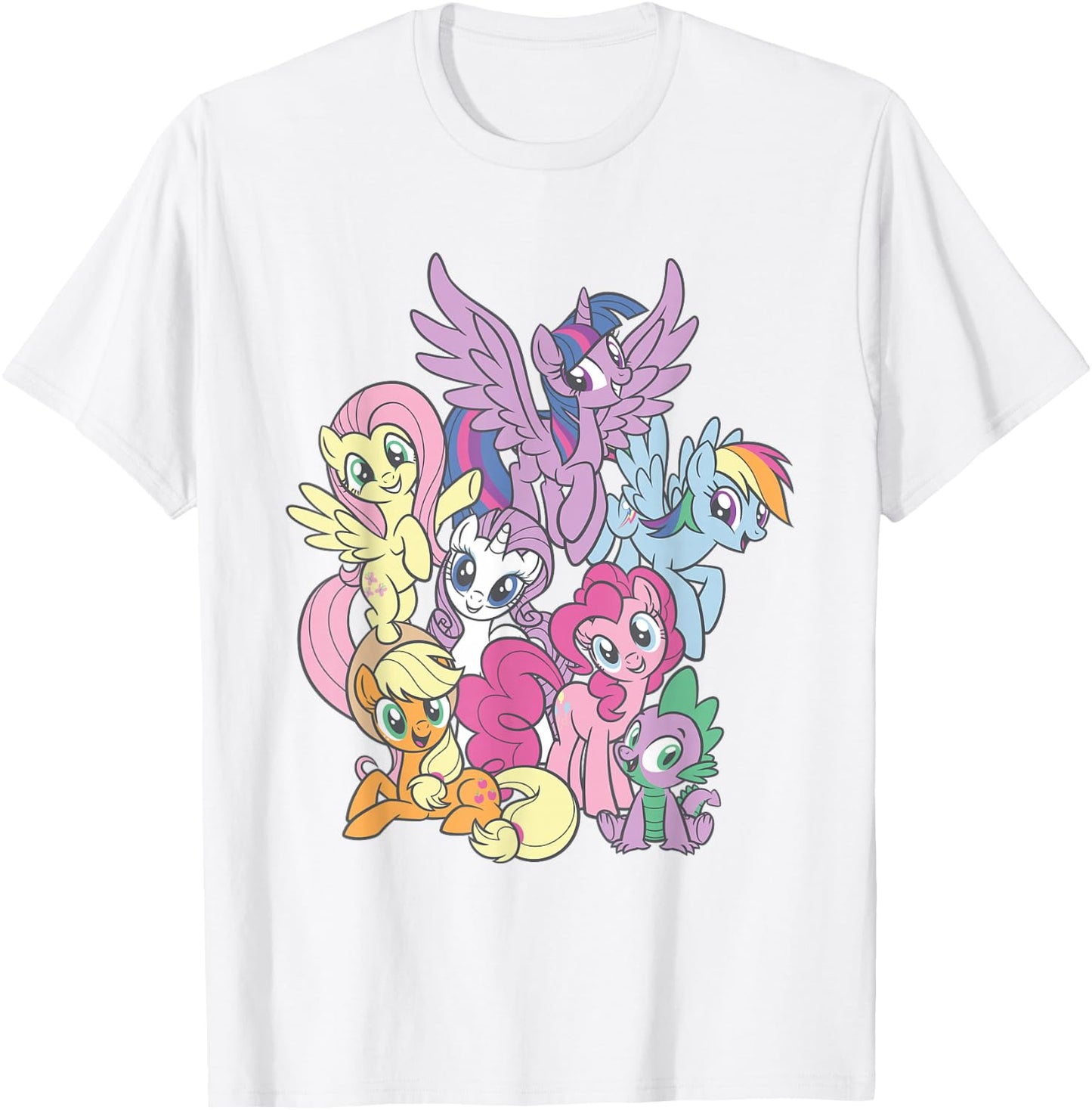 My Little Pony Spike and The Squad T-Shirt - T-Shirt | White