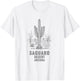 Vintage Saguaro Desert Arizona Drawing Art Design T-Shirt - T-Shirt | White