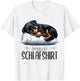 Pyjamas Official Sleep Shirt Cute Dog Rottweiler , gray T-Shirt - T-Shirt | White