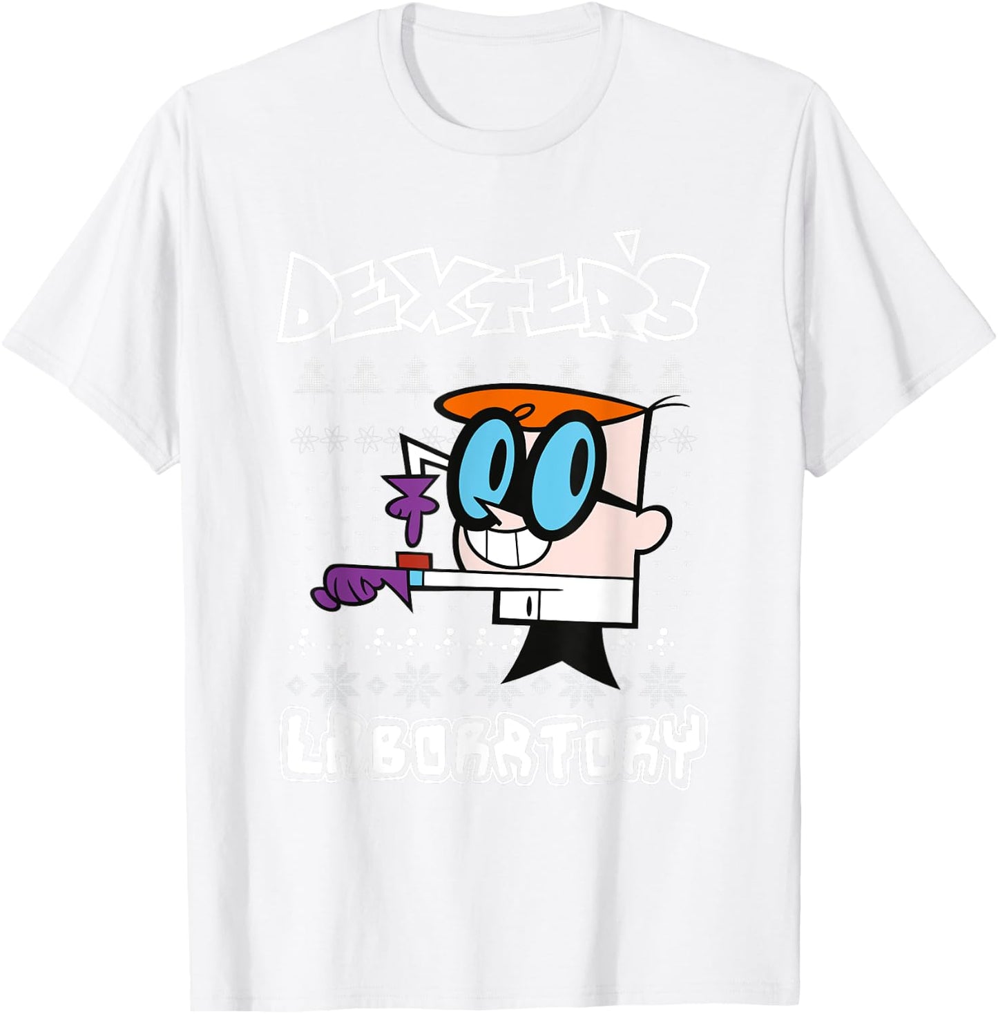 Weihnachten Dexter's Laboratory Knit T-Shirt - T-Shirt | White