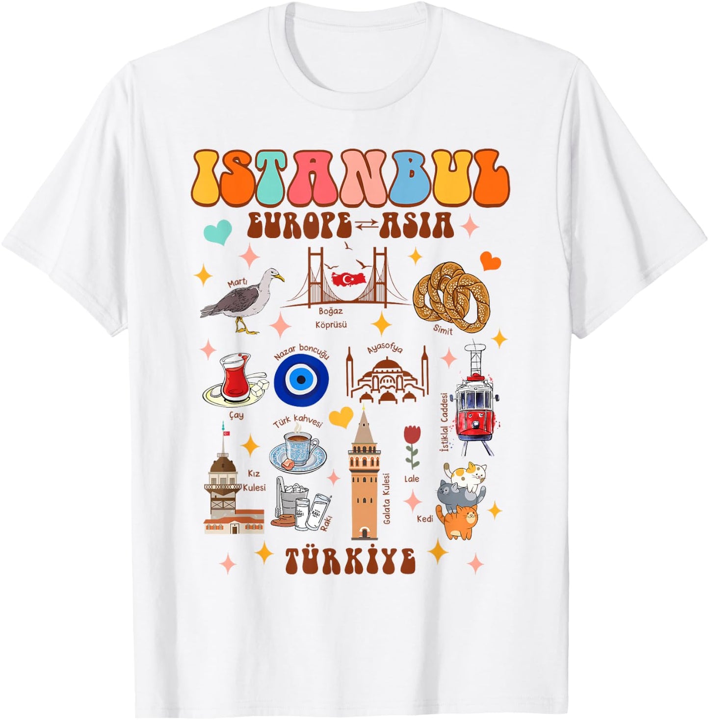Istanbul Travel Traveling Summer Vacation Istanbul Turkey T-Shirt - T-Shirt | White