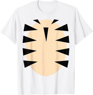 Tiger Shirt Adult Men Women Kids Orange Tiger Costume T-Shirt - T-Shirt | White