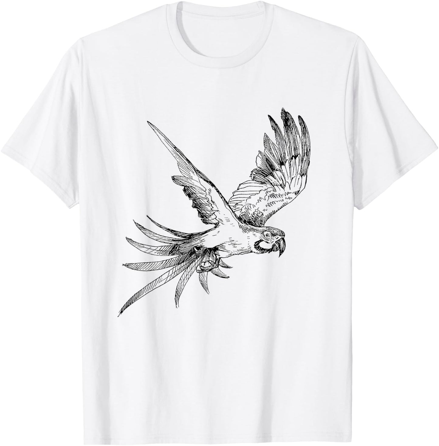 Funny Parrot kids Shirt Parrot Lover and girls T-Shirt - T-Shirt | White
