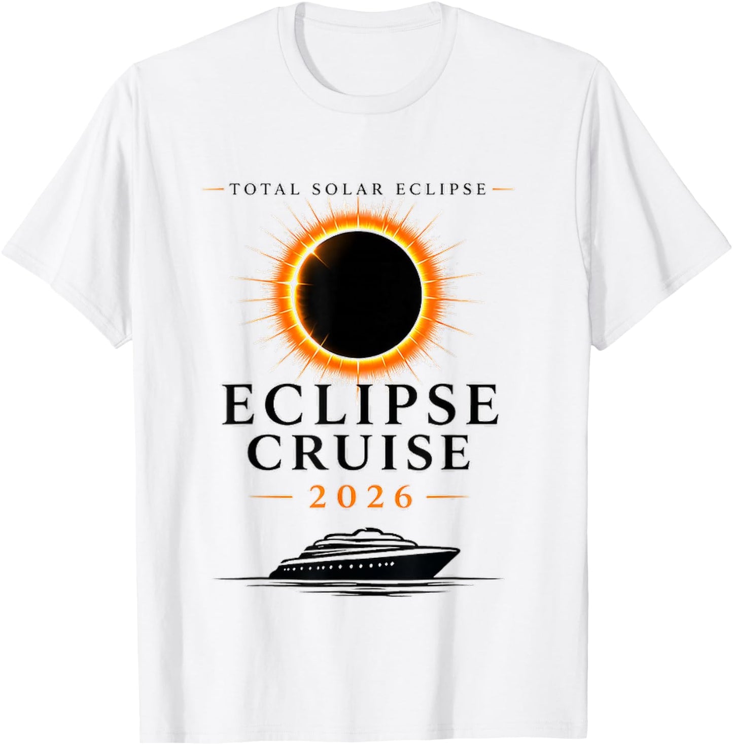 Total Solar Eclipse Cruise T-Shirt - T-Shirt | White