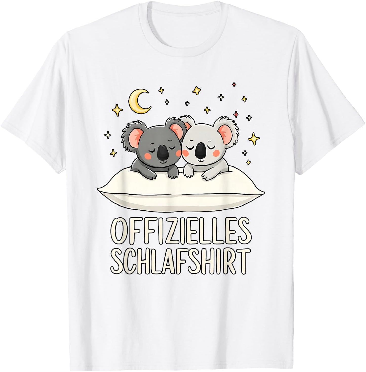 Official Koala Koalas Pair of Sleep Shirt, White T-Shirt - T-Shirt | White