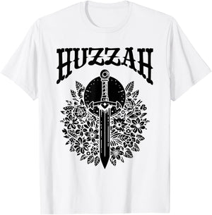 Historical Huzzah Medieval Festival - Faire Renaissance Fair T-Shirt - T-Shirt | White