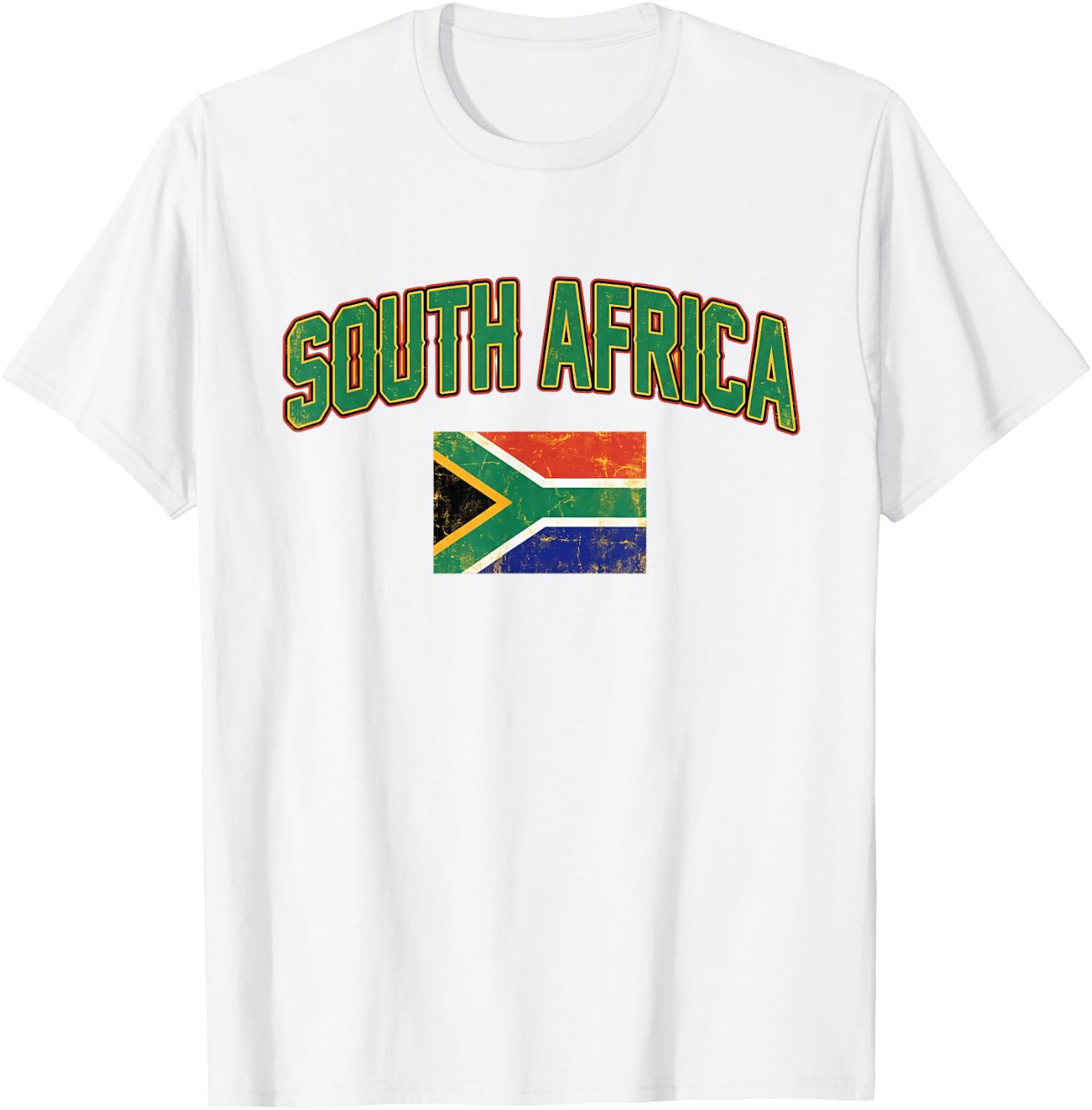 South Africa Retro Vintage Jersey Capetown African T-Shirt - T-Shirt | White