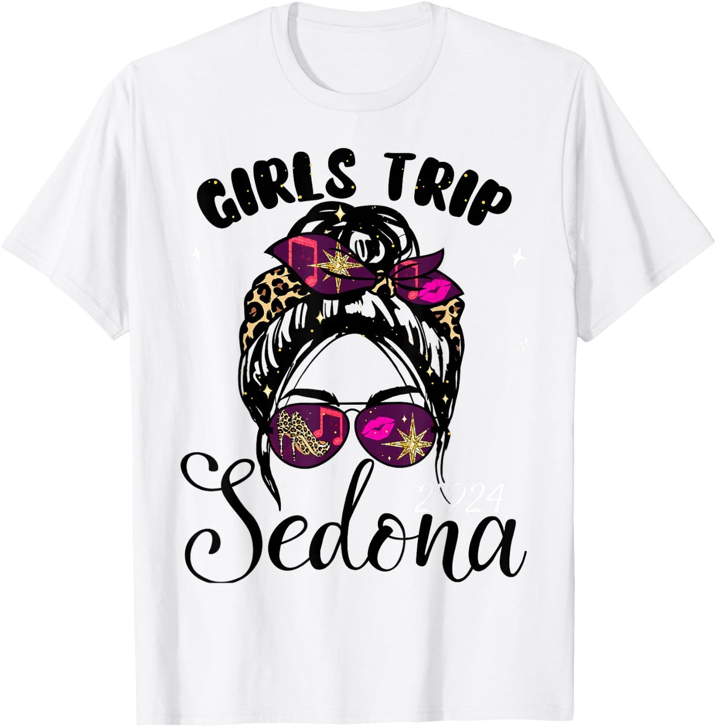 Girls Trip Sedona 2024 Shirts Weekend Birthday Squad T-Shirt - T-Shirt | White