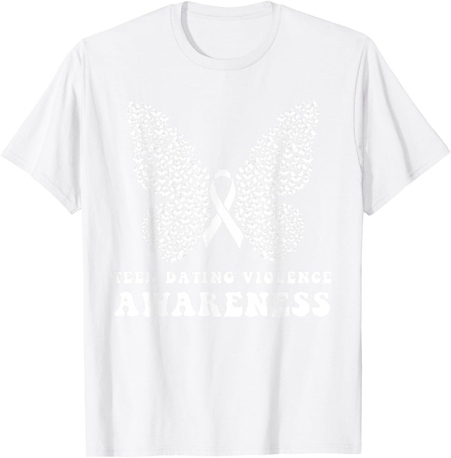 Teen Dating Violence Awareness T-Shirt - T-Shirt | White