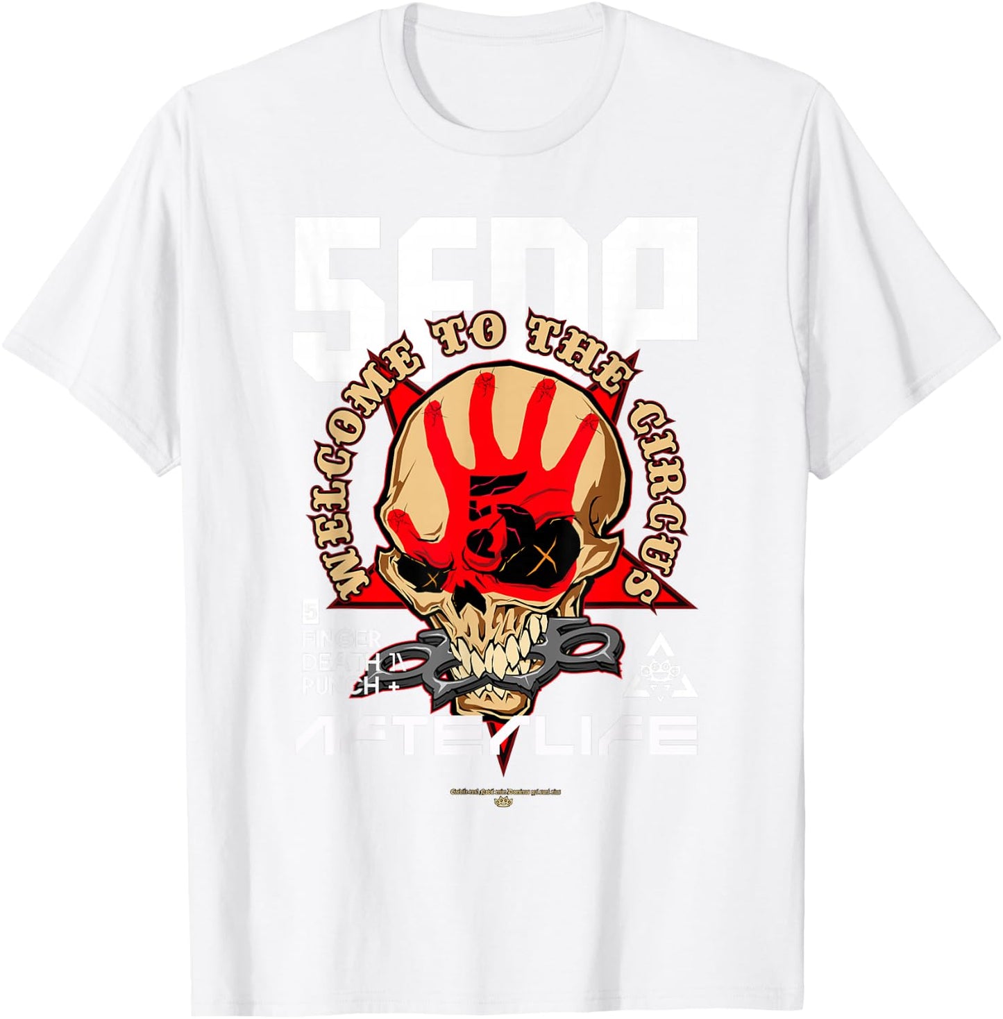 5FDP – Welcome to The Circus Red T-Shirt - T-Shirt | White