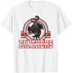 Panthers School Spirit Checkered Print Mascot Red Panther T-Shirt - T-Shirt | White