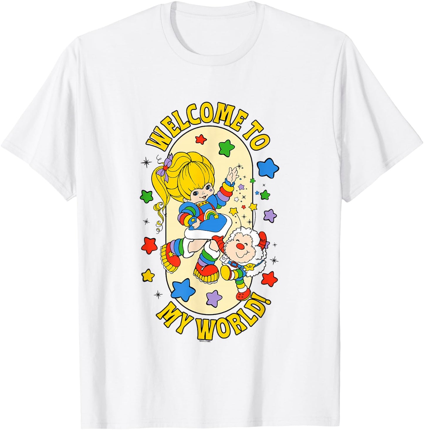 Rainbow Brite Welcome to My World Vintage Sprite T-Shirt - T-Shirt | White