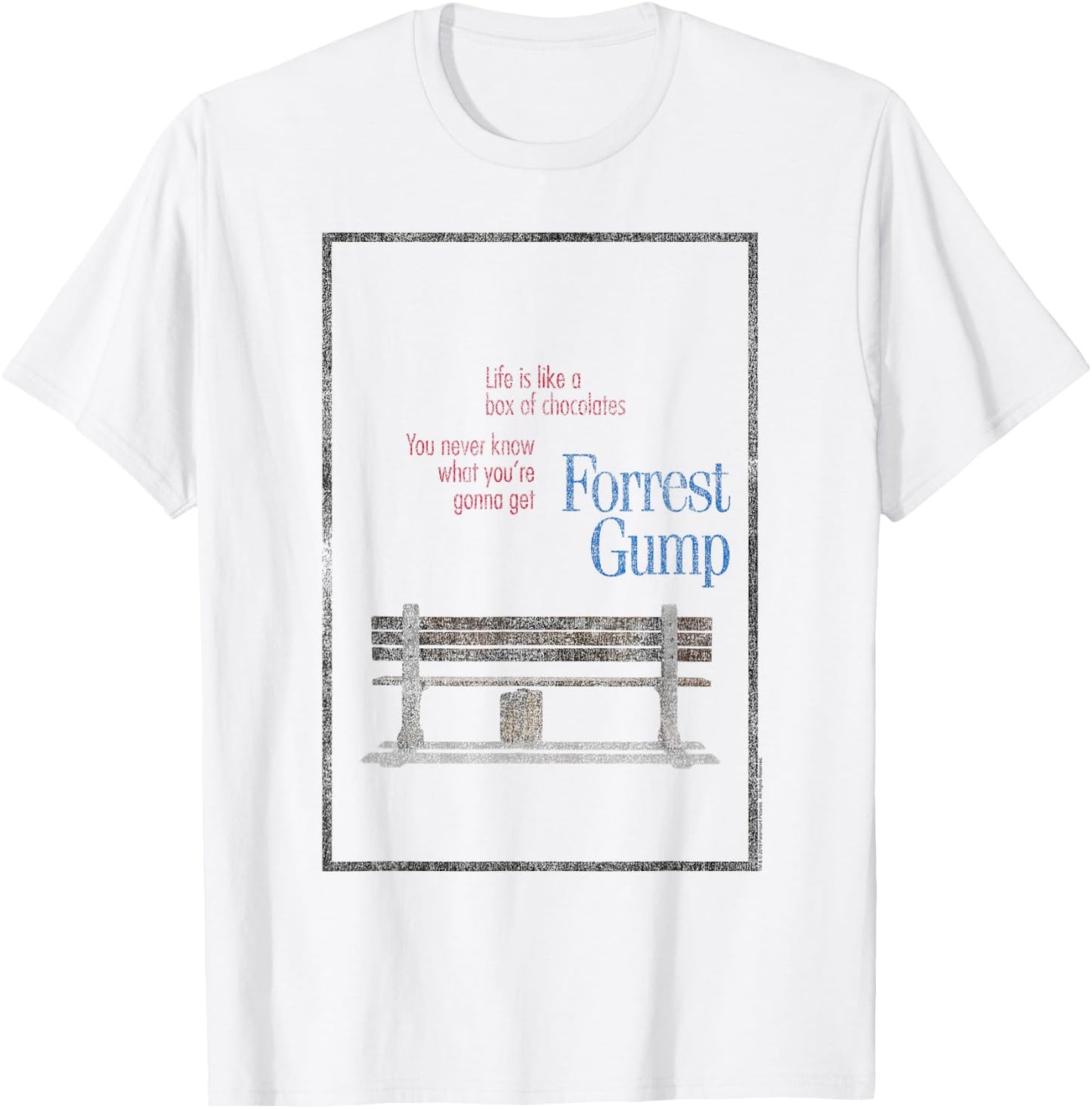 Forrest Gump Box of Chocolates T-Shirt - T-Shirt | White