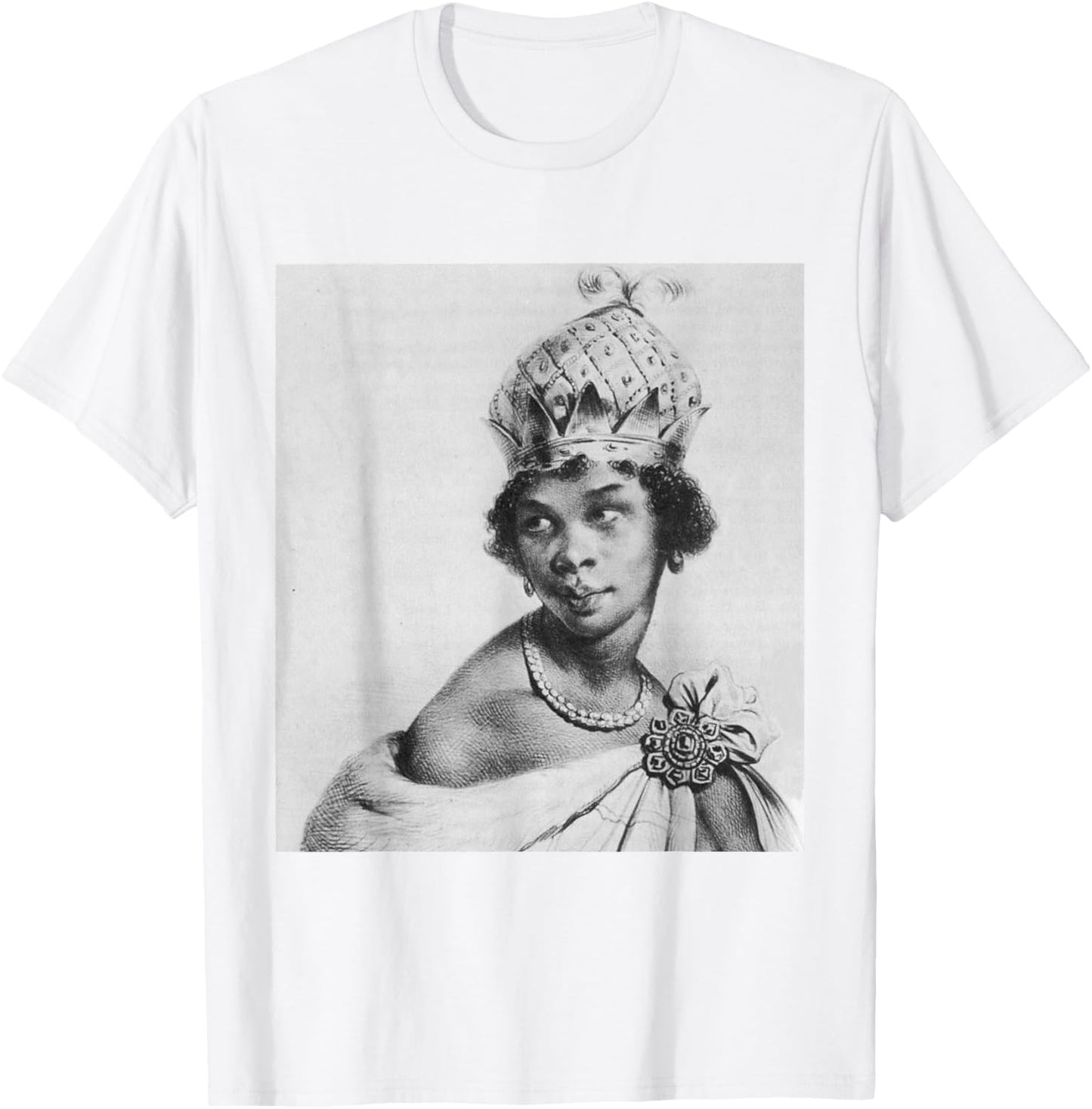 Nzinga-Descendant of Queens T-Shirt - T-Shirt | White