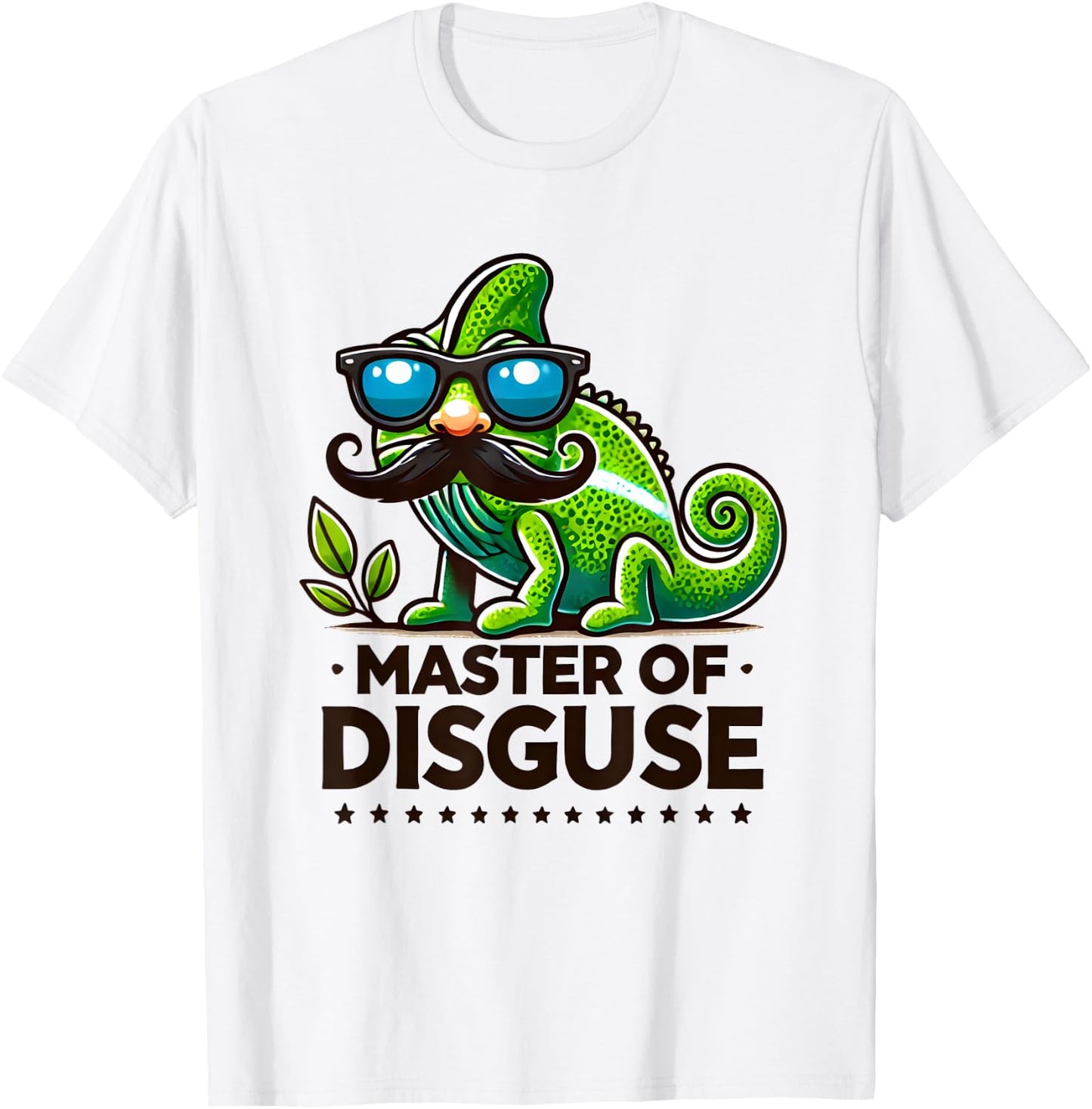 Master Of Disguise Chameleon Funny Humor T-Shirt - T-Shirt | White