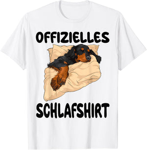 Gordon Setter Hund Offizielles Schlafshirt Nachthemd T-Shirt - T-Shirt | White