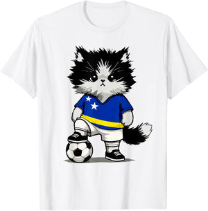 Curaçaoan Flag Men Women Kids Curaçao T-Shirt - T-Shirt | White